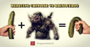 Read more about the article Rhinocéros vs Médecine Chinoise